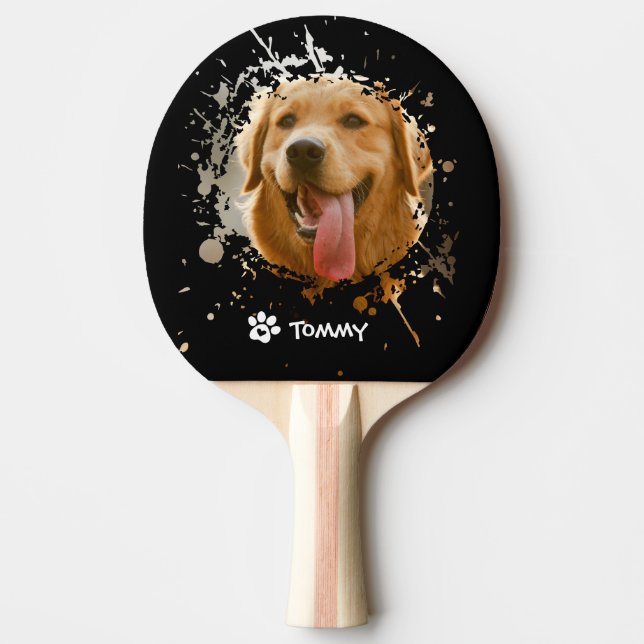Personlig specialfoto med namn   pingisracket (Framsidan)