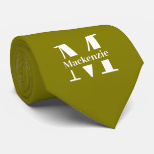 Personlig specialtillverkad monogram slips