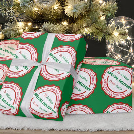 Personlig Speciell Delivery Santa's Workshop Presentpapper