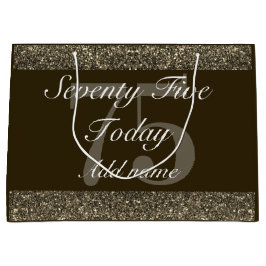 Personlig speciell födelsedagspresseväska 75:e