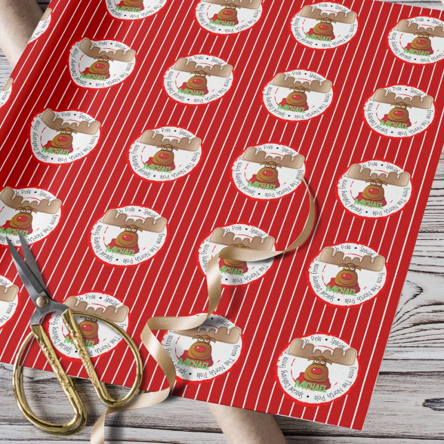 Personlig Speciell leverans för barn, Rudolph Presentpapper (Skapare uppladdad)