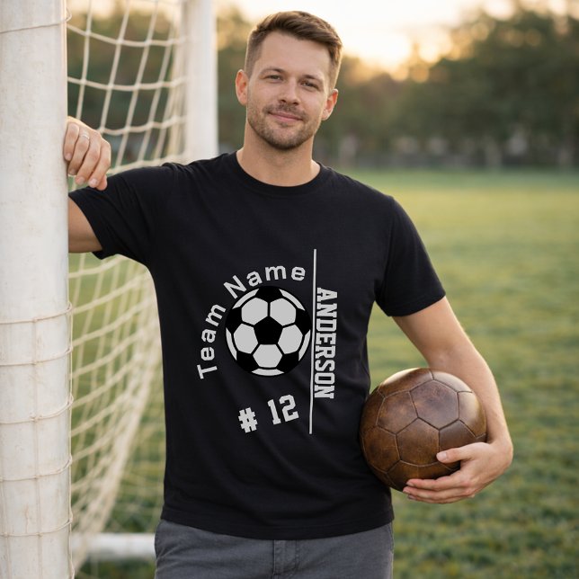 Personlig spelarnummer för fotbollslag t shirt (Skapare uppladdad)