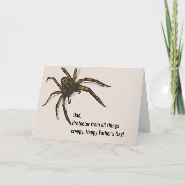 Personlig Spider Card Kort (Framsida)