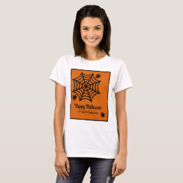 Personlig Spindelnät Halloween T Shirt
