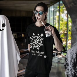 Personlig Spindelnät Halloween T Shirt