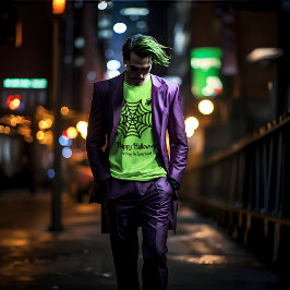 Personlig Spindelnät Halloween T Shirt