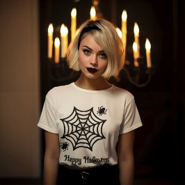 Personlig Spindelnät Halloween T Shirt