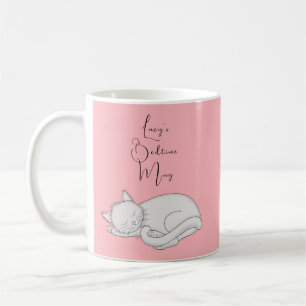 Personlig Spipande Bedtime Mugg på Rosa
