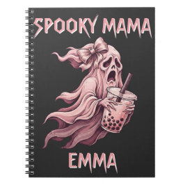 Personlig Spöklik Mama Coquette Boba Rosa Spöke Anteckningsbok