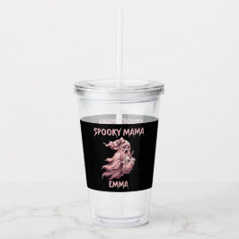 Personlig Spöklik Mama Coquette Rosa Spöke Take Away Mugg