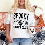 Personlig Spooky Halloween Group College Party T Shirt<br><div class="desc">Få redo att vända huvudena vid nästa Halloween-händelse med vår Personlig Spooky Halloween Group College Party T-Shirt! Den här roligten och festskjortan är perfekt för vilken grupp som helst som tittar att göra en påstående, oavsett om det är för ett college party, en familjemöte eller en grupp vänner som träffar...</div>