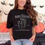 Personlig Spooky Halloween Group Födelsedagsfest T Shirt<br><div class="desc">Gör din Oktoberfödelsedag oförglömlig med vår Personlig Spooky Halloween Group Födelsedagsfest T-Shirt! Den här skjortan är perfekt för alla som kärlek under läsksäsongen. Anpassa varje skjorta med födelsedlarnas ålder och namn i er grupp för att skapa en unik och sammanhängande titt på firande. Vare sig det är en borttappning över...</div>