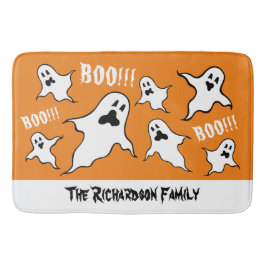 Personlig Spooky Halloween Spöken Bath Mat Badrumsmatta