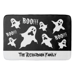 Personlig Spooky Halloween Spöken Bath Mat Badrumsmatta