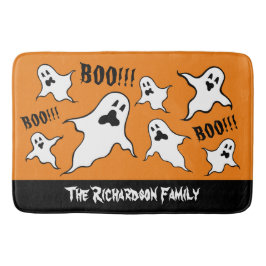Personlig Spooky Halloween Spöken Bath Mat Badrumsmatta