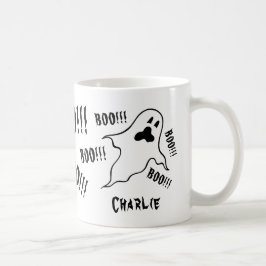 Personlig Spooky Halloween Spöken Coffee Mugg