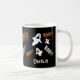Personlig Spooky Halloween Spöken Coffee Mugg