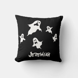 Personlig Spooky Halloween Spöken Throw Cushion Kudde