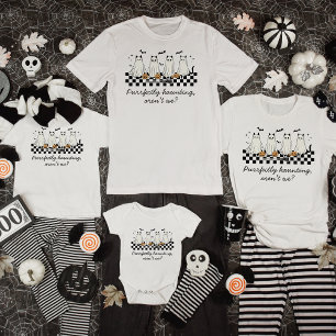 Personlig Spooky Season Halloween Ghost Cat T Shirt