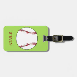 Personlig Sport Baseball boll Bagagebricka
