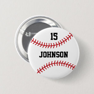 Personlig Sport Baseball / Softball Button Knapp