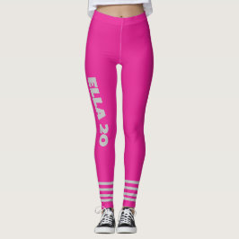 Personlig sport l Performance motion rosa Leggings