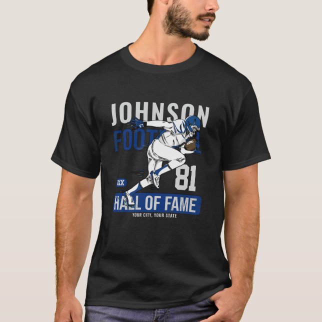 Personlig SPORT Nummer FOTBOLLSSpelare Lag T Shirt (Framsida)