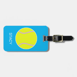 Personlig Sport Tennis boll Luggage Tag Bagagebricka