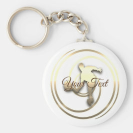 Personlig Sport Tennis Fläkt Nyckelring