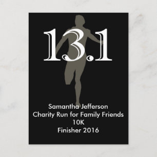 Personlig Springer 13.1 Halva Marathon Keepsak Vykort