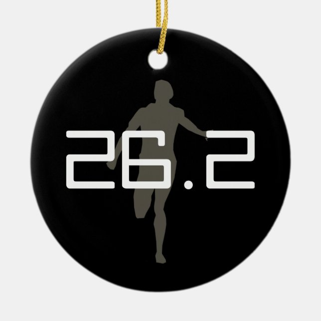 Personlig Springer Marathon Keepsak Ornament (Framsidan)