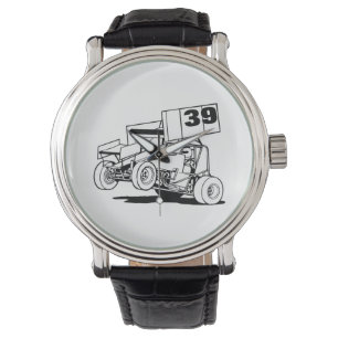 Personlig Sprint Car Hat, Anpassa den Armbandsur