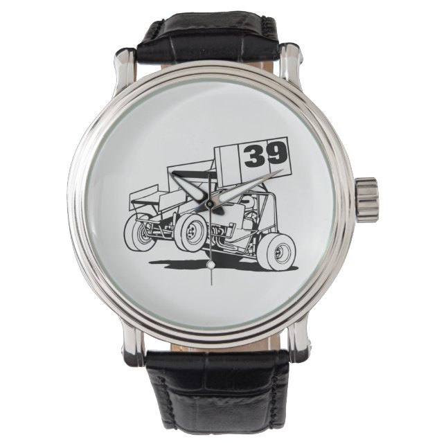 Personlig Sprint Car Hat, Anpassa den Armbandsur (Framsida)