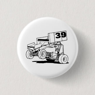 Personlig Sprint Car Hat, Anpassa den Knapp
