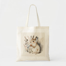 Personlig Squirrel Treasure Tote Tygkasse