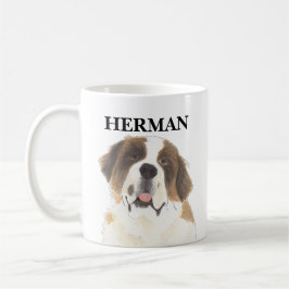 Personlig St. Bernard Kaffemugg