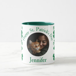 Personlig St. Patrick's Day - Cat Lovers Gift Mugg