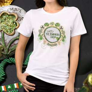 Personlig ST. Patricks Day Cute Bird T Shirt