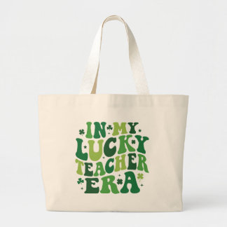 Personlig St. Patrick's Day För lärares Totebag Jumbo Tygkasse