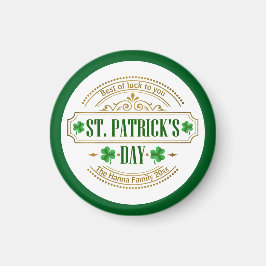 Personlig St. Patrick's Day I Tur för irländarna Magnet