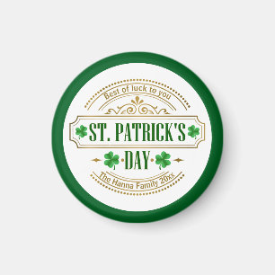 Personlig St. Patrick's Day I Tur för irländarna Magnet
