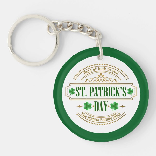 Personlig St. Patrick's Day Jag Lycka för irländar (Framsidan)