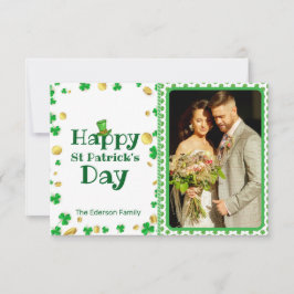 Personlig St. Patrick's Day Photo Card Inbjudningar