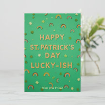 Personlig St. Patricks Day semesterkort