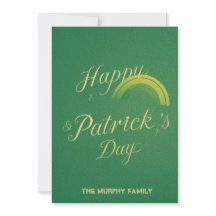 Personlig St. Patricks Day semesterkort