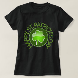 Personlig St. Patrick's Day Shamrock Shirt T