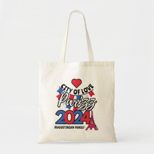 Personlig STAD KÄRLEK PARIS PARIZZ 2024 Tygkasse