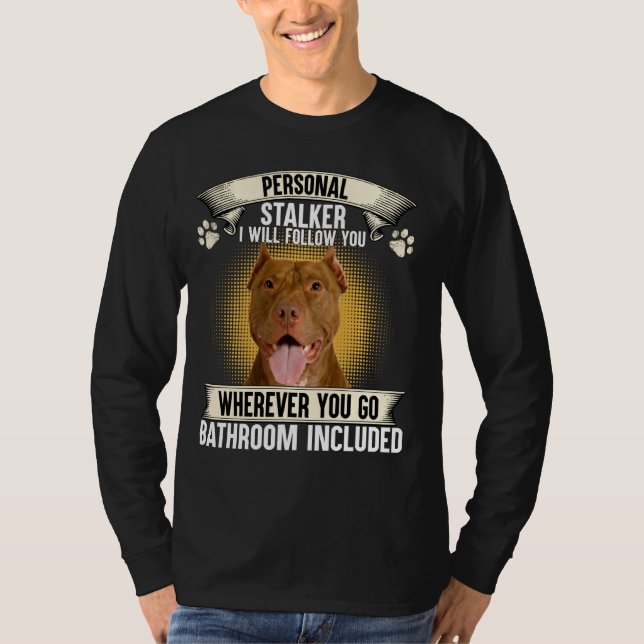 Personlig Stalker jag följer efter dig amerikanska T Shirt (Framsida)