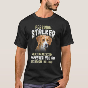 Personlig Stalker jag följer efter dig Harrier T Shirt