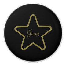 Personlig Star Ceramic Knob